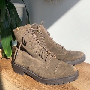 Lucky Brand Combat Boots Size 7.5